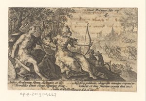 Meleager ve městě Atalanta Metamorfosen van Ovidius (název série) Metamorphose (název série)