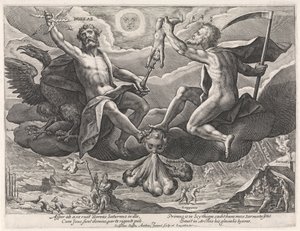 Severní vítr Boreas (název na objektu) The Four Winds (název série) od Crispijn van de Passe (I)