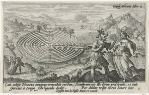 Theseus a Ariadne Metamorfosen van Ovidius (název série) od Crispijn van de Passe (I)