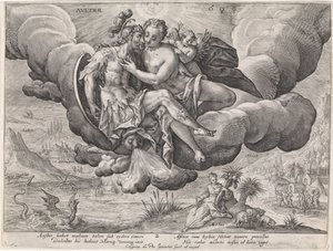 jižní vítr Avster (název na objektu) The Four Winds (název série) od Crispijn van de Passe (I)