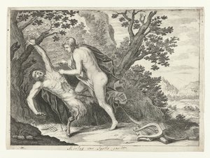 Apollo chřadne Marsyas