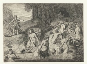Diana promění Actaeona v jelena Metamorfózy Ovidia (název série)