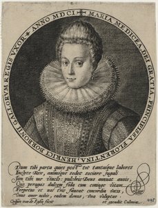 Marie de Medicis, francouzská královna od Crispijn van de Passe I