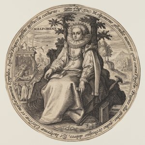 Melpomene, z knihy Múzy
