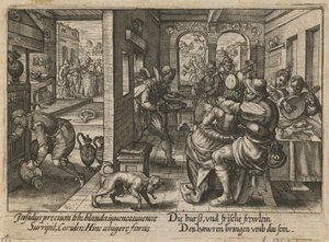 Banket s hudebníky, ca. 1600