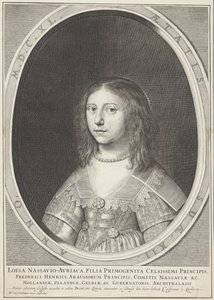 Portrét Louise Henriëtte, princezny z Orange, ve věku 12 let