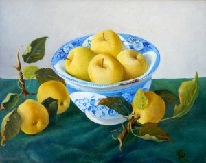 Jablka v modré misce, 2014