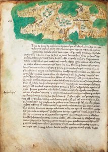 Mapa Ithaki, asi 1420 (pergamen)