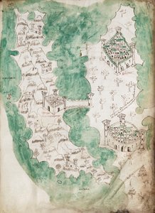 Euboia a Athény, asi 1420 (Vellum)