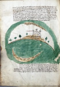 Mapa ostrova Santorini (Řecko)