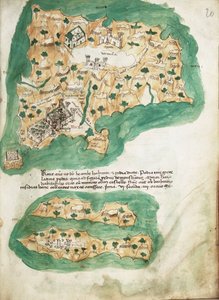 Pergamenová tabulka Naxos, cca 1420 (pergamen)