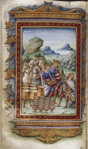 Achilleus odmítá dary Ilustrace pro The Heroides od Ovidia, 1485-1499