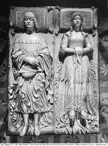 Pohřební deska Ludovica Sforzy a Beatrice d