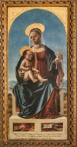 Madonna s dítětem (olej na desce) od Cristoforo da Lendinara Canozzi or Canozi