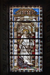 Saint Bernard (vitráže) od Cristoforo de Mottis