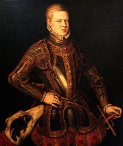 Portrét Sebastiana Portugalského, krále Portugalska a Algarve od Cristóvão de Morais