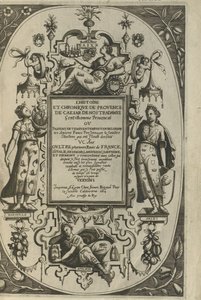Titulní list Historie a kroniky Provence, 1614 od César de Nostredame