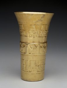 Pohár: Ptáci a hlavy, 900-1100 (zlato)