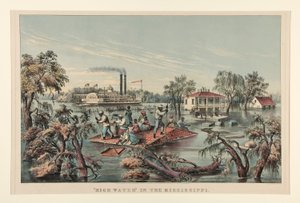 :Vysoká voda od Currier and Ives