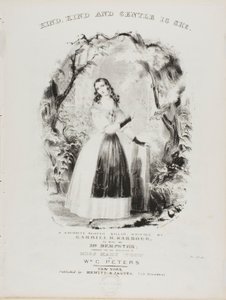 Laskavá, laskavá a jemná je ona od Currier and Ives