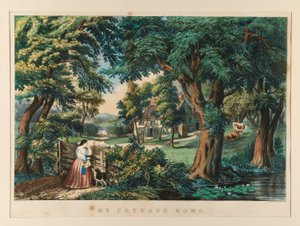 Můj dům na chatě. od Currier and Ives