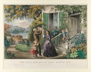 Čtyři roční období: Středověk od Currier and Ives