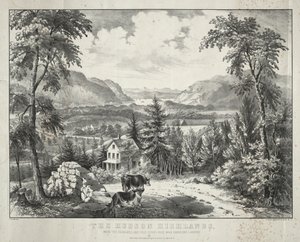 Hudsonská vysočina od Currier and Ives
