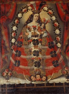 Neposkvrněné početí, kolem roku 1700 od Cuzco School