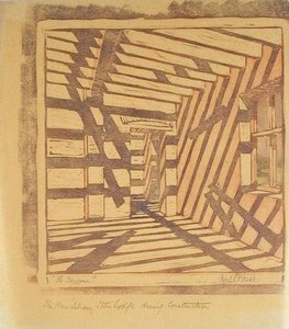 The Carcase, cca 1929 (linoryt)