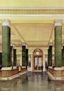 Interiér Midland Bank, Londýn od Cyril Farey