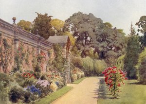 Crimson Ramblers at Osborne (barevné lito) od Cyril Ward