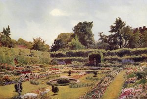 The Old Pond Garden, Hampton Court (barva lito)