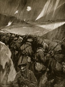 Bulhaři obléhající Adrianopol, 1912-13 od Cyrus Cuneo
