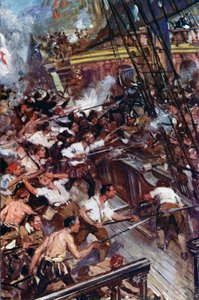 Ilustrace pro Westward Ho! od Cyrus Cuneo