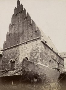 Staronová synagoga, kolem roku 1875 od Czech Photographer Czech Photographer