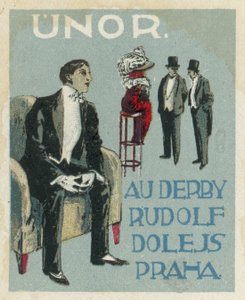 Únor. Au Derby Rudolf Dole módy, Praha od Czech School