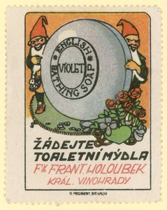 František Holoubek Anglické mýdlo na koupání Fialové od Czech School