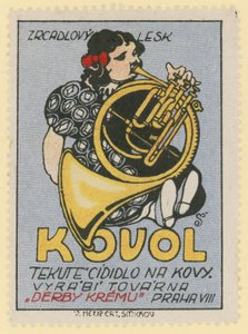 Tekutý lešticí prostředek na kovy Kovol od Czech School