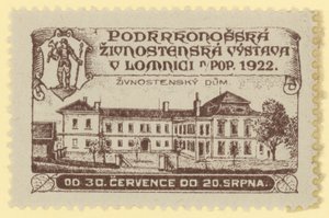 Obchodní výstava, Lomnica., ČSR, 1922 od Czech School