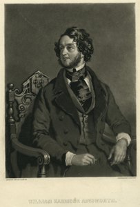 William Harrison Ainsworth, asi 1841 (mezzotinta) od D McClise