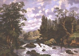 Rybáři hrají jejich úlovek od D. the Younger Wolstenholme