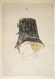 Design for a Hat, Plate 4, ilustrace z 