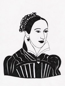 Mary Queen of Scots, 2017 (fix na papíře)