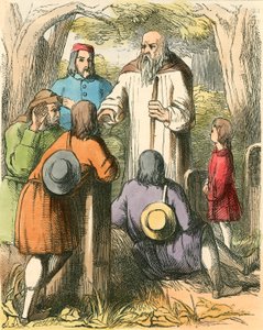 Dick Whittington naslouchá vesničanům od Dalziel Brothers