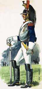 Francouzský jízdní kyrysník francouzské císařské armády od Dan Escott