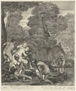 Diana a její nymfy objevené Actaeonem