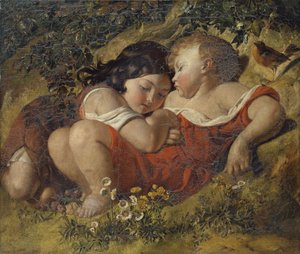 Děti v lese od Daniel Maclise