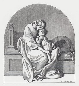 Ilustrace k Tennysonově básni, Princezna (rytina) od Daniel (after) Maclise