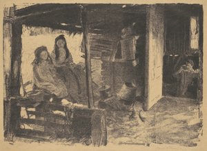 Bez názvu (2 dívky ve stodole) od Daniel Albert Veresmith