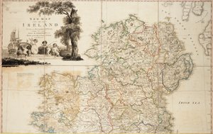 Nová civilní a církevní mapa Irska od Daniel Augustus Beaufort